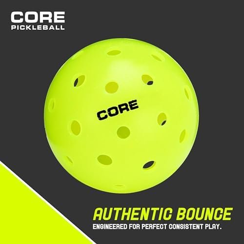 CORE outdoor pickleball close-up showing reinforced seam
