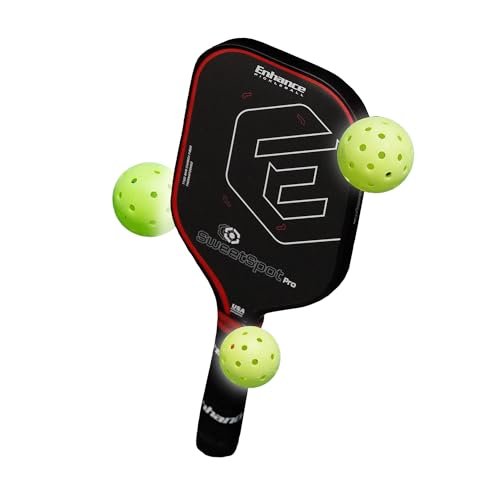 Enhance Pickleball SweetSpot Pro carbon fiber paddle with foam-injected edges