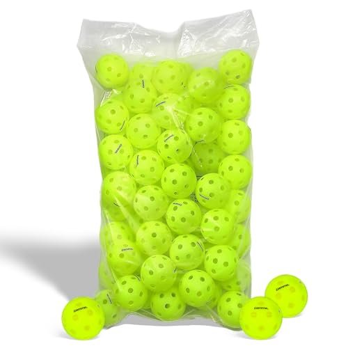 5 Best Pickleball Balls Packs - GAMMA Photon indoor pickleballs red high-visibility 26 holes