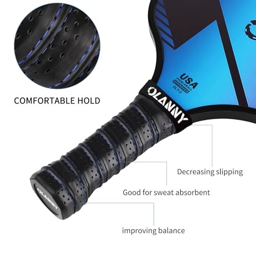 OLANNY paddle set with balls and replacement grip tape