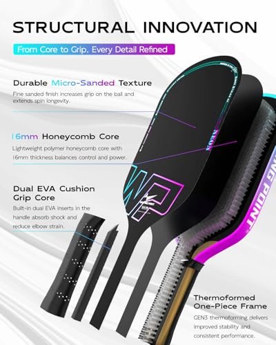Warping Point Neon Gen 3 paddle profile and edge